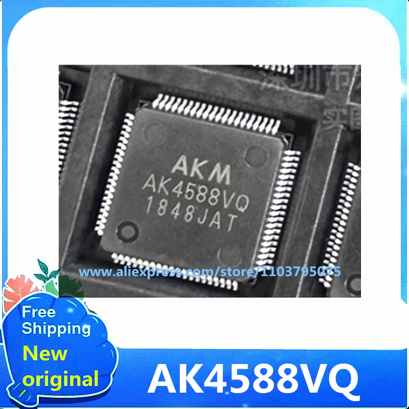 1 PZ/LOTTO 100% NUOVO AK4588VQ AK4588 80-QFP Vendite Spot