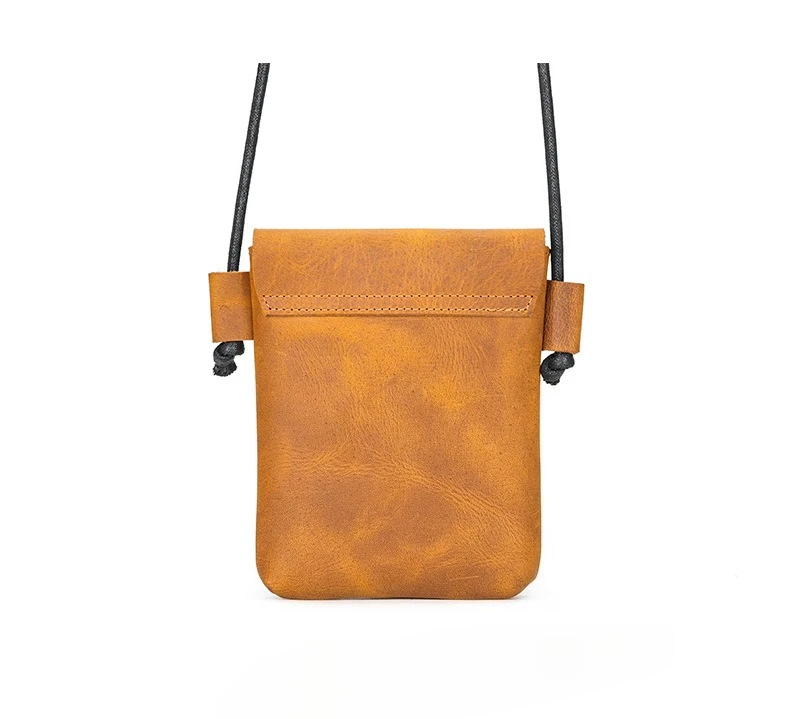 New Vintage Business-style Men's Crossbody Bag with Premium Closure for Mobile Phone, Men's Large-capacity Commuter Shoulder Bag