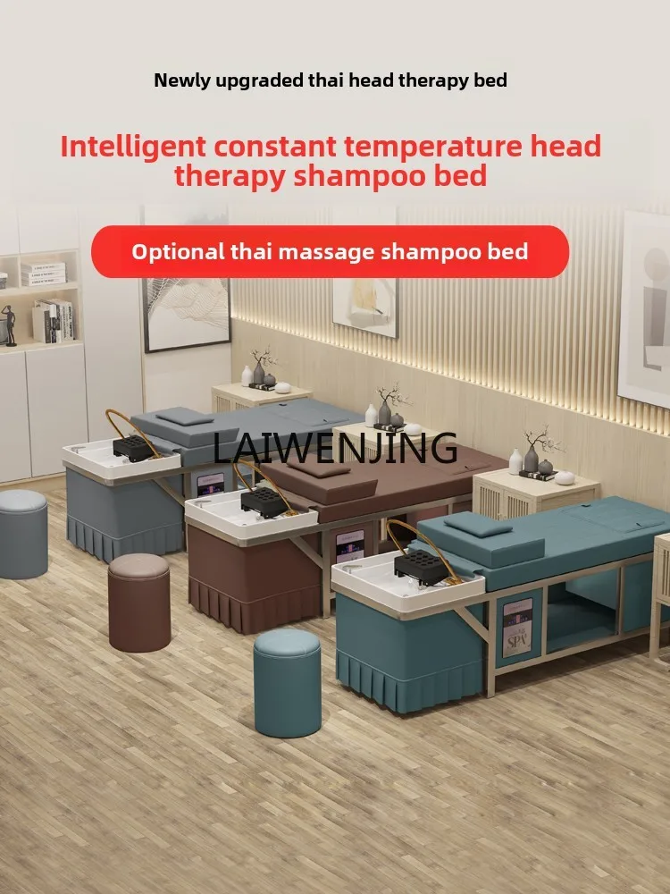 Stainless steel no-connection water head treatment bed water circulation fumigation Thai massage beauty salon