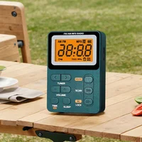 Radio AM FM, Radio de bolsillo portátil personal con pantalla LCD de sintonización digital, Radio Walkman recargable con auricular estéreo