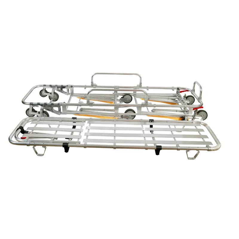 Aluminum alloy stretcher bed 120 stretcher cart hospital stretcher cart