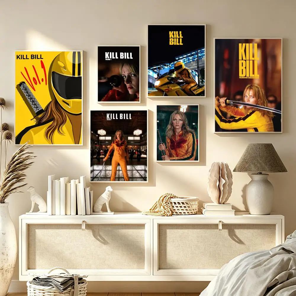 Movie K-Kill Bill Poster Modern  Wall Art Aesthetic Minimalist Bedroom Decor Cafe Home Gift