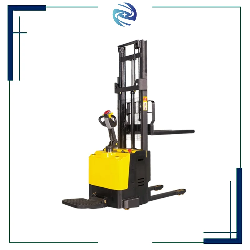 Full Electric Pallet Stacker AC Driving System New Maintenance-Free Warehouse Handling Operations Industrial Warehouse Stacker