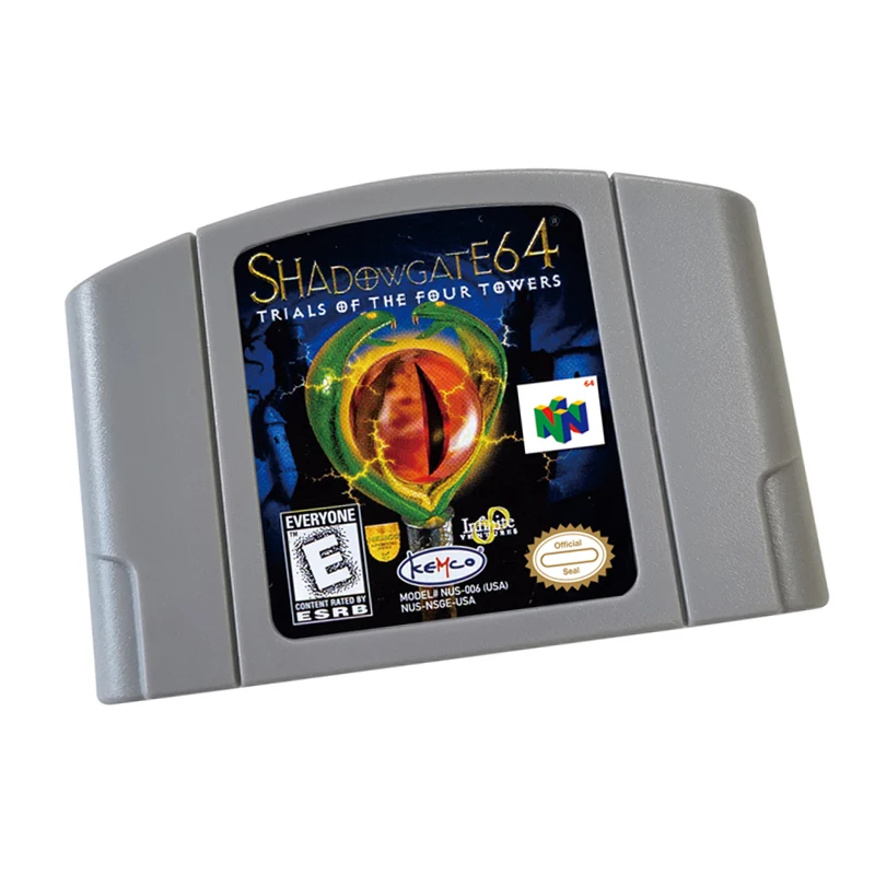 Shadowgate 64 - Trials of the FourVideo Game Cartridge Card - Compatible model N64 – English - US Version