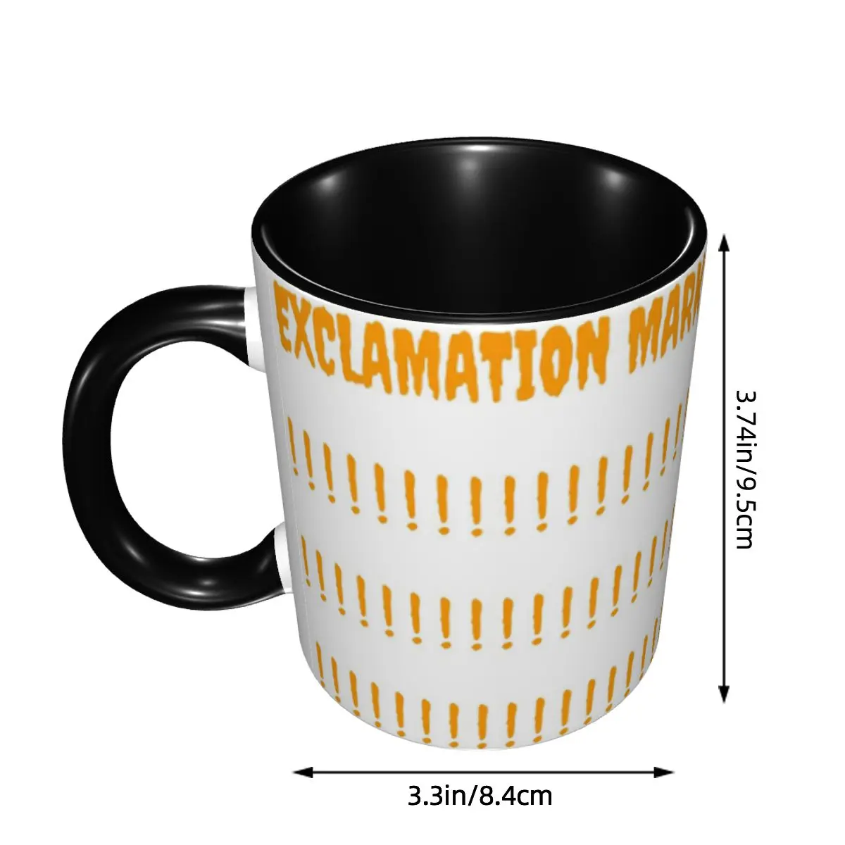 Exclamation Mark Alert The World For Upcoming Future Mug Ceramic Coffee Cups Tea Mugs Milk Cup Drinkware Gifts for Woman Man