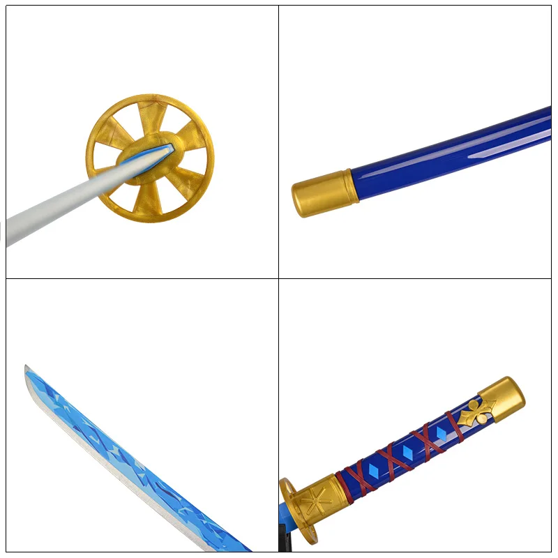 104cm/41in Epic Seven Katana 게임 캐릭터 롤 플레잉 무대 소품 수집품 및 친구를위한 파티 선물 장난감 검