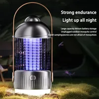 Camping Mosquito lamp Electric Insect Trap Portable Rechargeable Flying Insect Killer Indoor Light Mute Insect Repellent