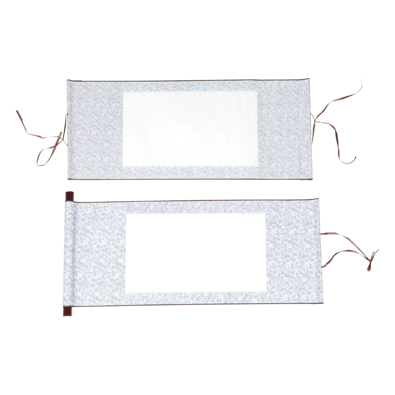 

2 Pcs Calligraphy Painting Scroll Paper Blank Hanging Double Rice Wall Supply Chinese Xuan Lightweight Portable Multi