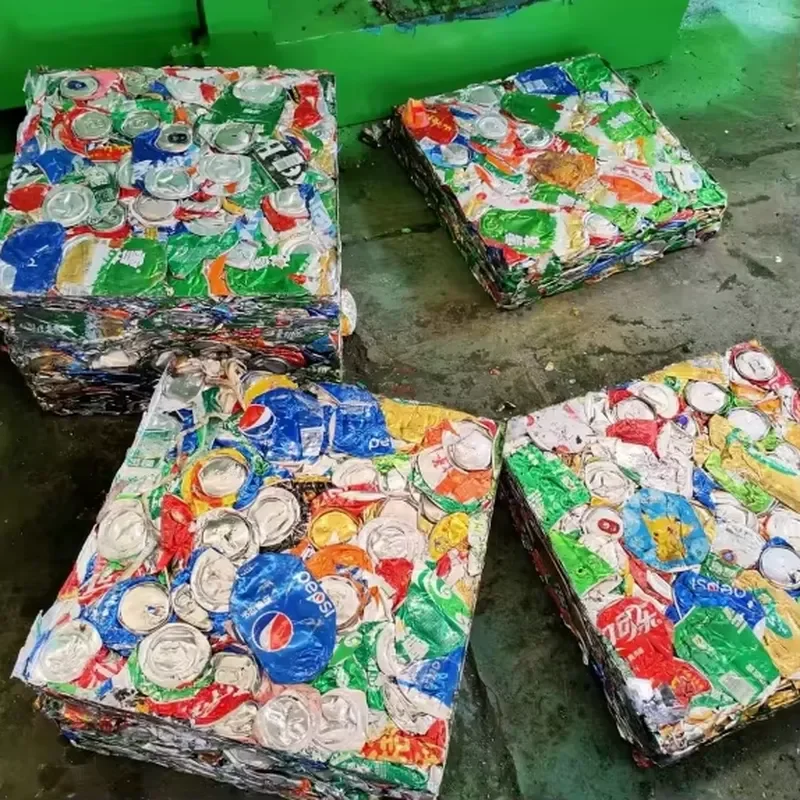 Crusher Hot Sell New Type Scrap Aluminum Cans Light Metal Pressing Recycling Machines From China