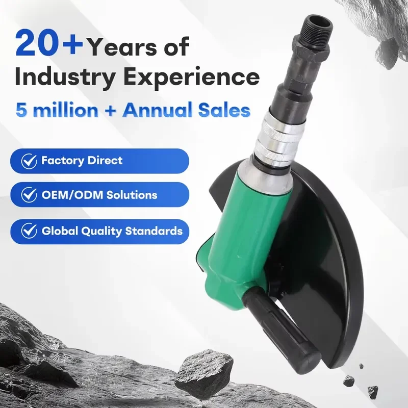International General Pneumatic Angle Grinder with 82mm Cutting Depth for Safe and Reliable Operation Customizable Service
