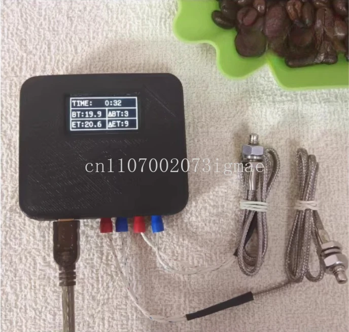 Baking , Coffee Beans, Artisan Intelligent Dual Channel Thermometer Displays Real-Btet Curve Ror