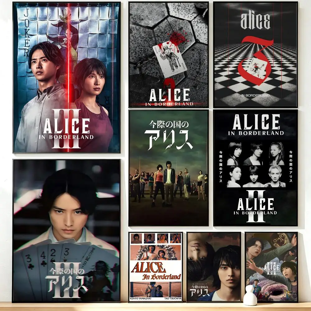 Modern Aesthetic Wall Art Poster series Alice in Borderland Poster for Office Home Decor Interior Large Wall Picture Print