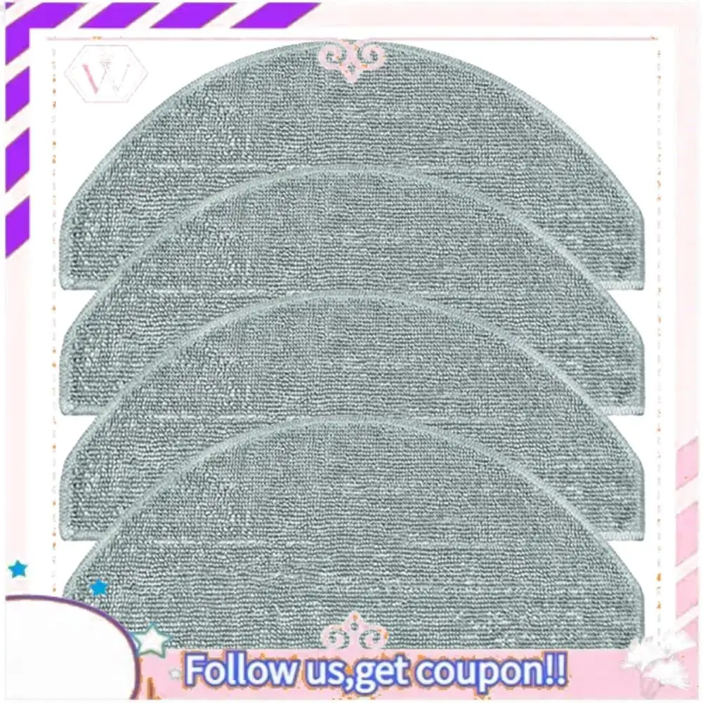 A50F-For Lydsto R1 Edge/R1D Edge/Miwhole M9 Lite/Roidmi Eve Rook/Eve Rook S Accessories Kit Main Side Brush Hepa Filter Mop Clot