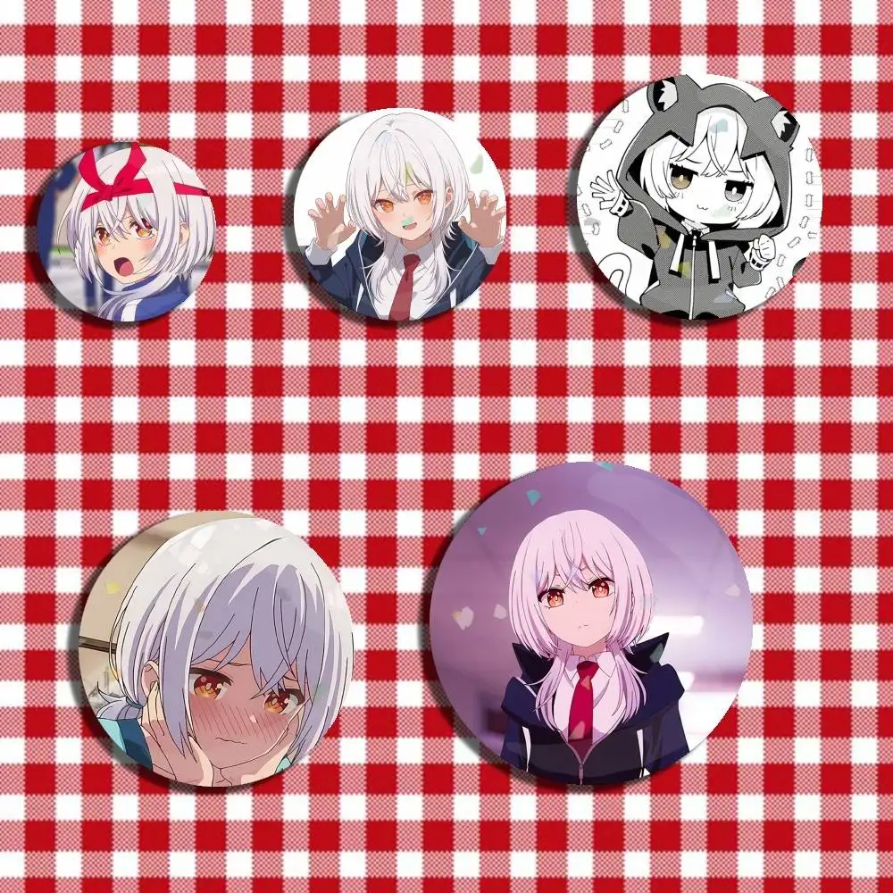 

Tune in to The Midnight Heart Kirino Iko Laser Badge Creative Pins Brooch for Decor Gifts Fans Collect Easter decorations