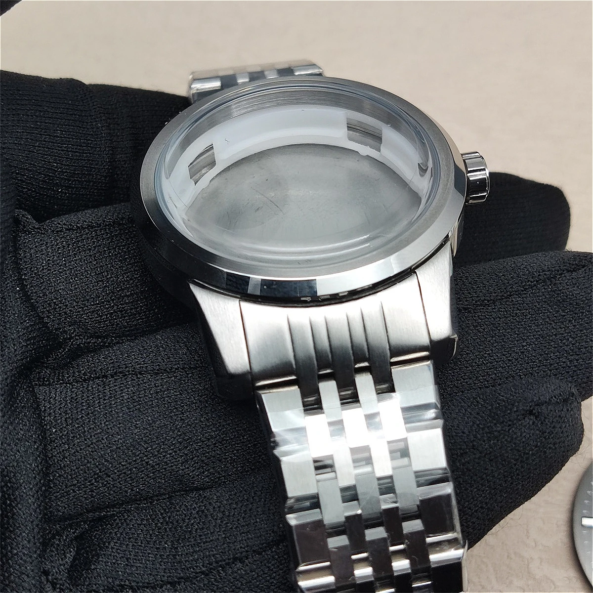 40mm NH35 Watch Case for KING Series Mechanical Watches Modification Parts with 32.5mm Dial for SJE089J1 NH36 Movement