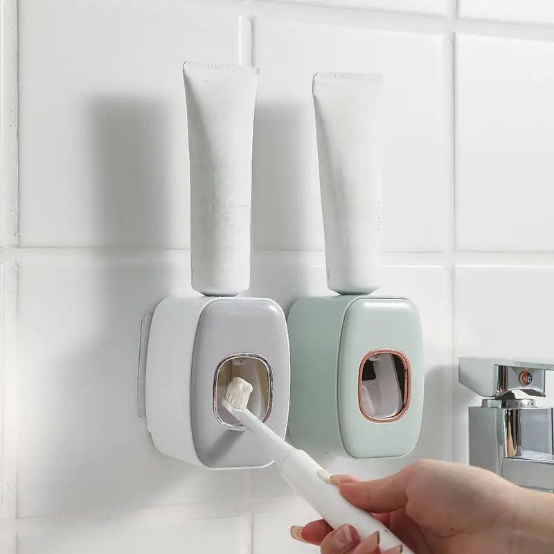 1PC Toothpaste Dispenser Tooth Paste Squeezer For Bathroom Automatic Wall Mounted Toothpaste Squeezer Bathroom Accessories Tools