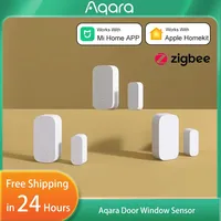 New Aqara Door Window Sensor Zigbee Wireless Connection Smart Door Sensor Remote Home Work With Xiaomi Mijia Apple HomeKit APP