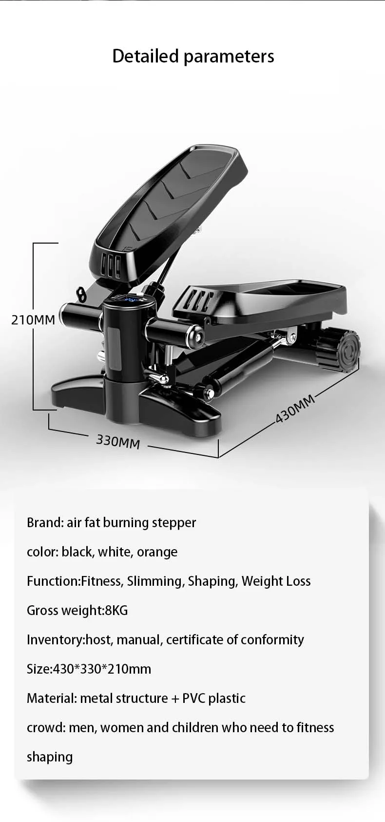 Torção stepper máquina de fitness yoga escada uso doméstico exercício máquina fitness mini stepper exercício stepper com faixas resistência