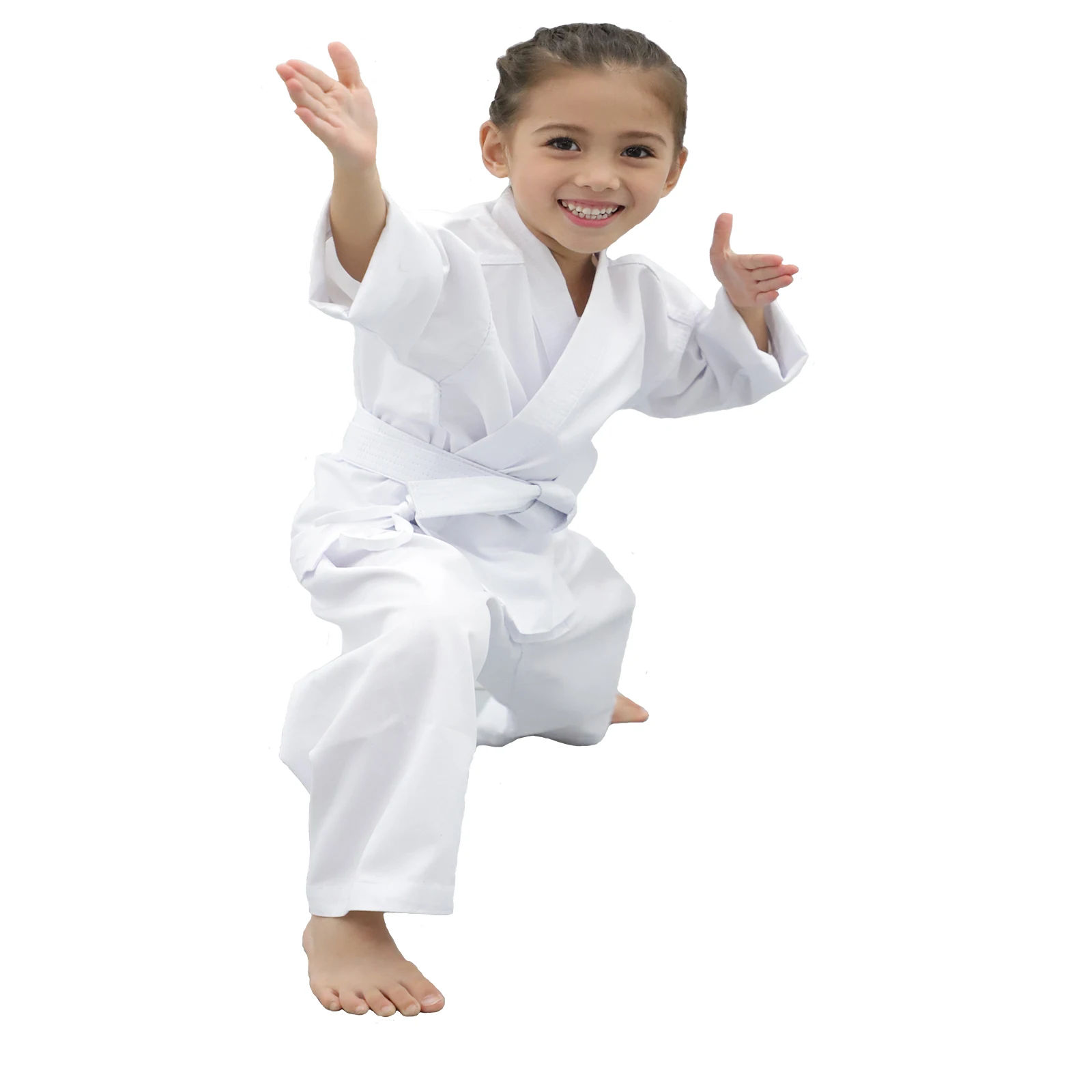 Tuta da allenamento per studenti uniforme da karate di alta qualità per bambini e adulti, traspirante C