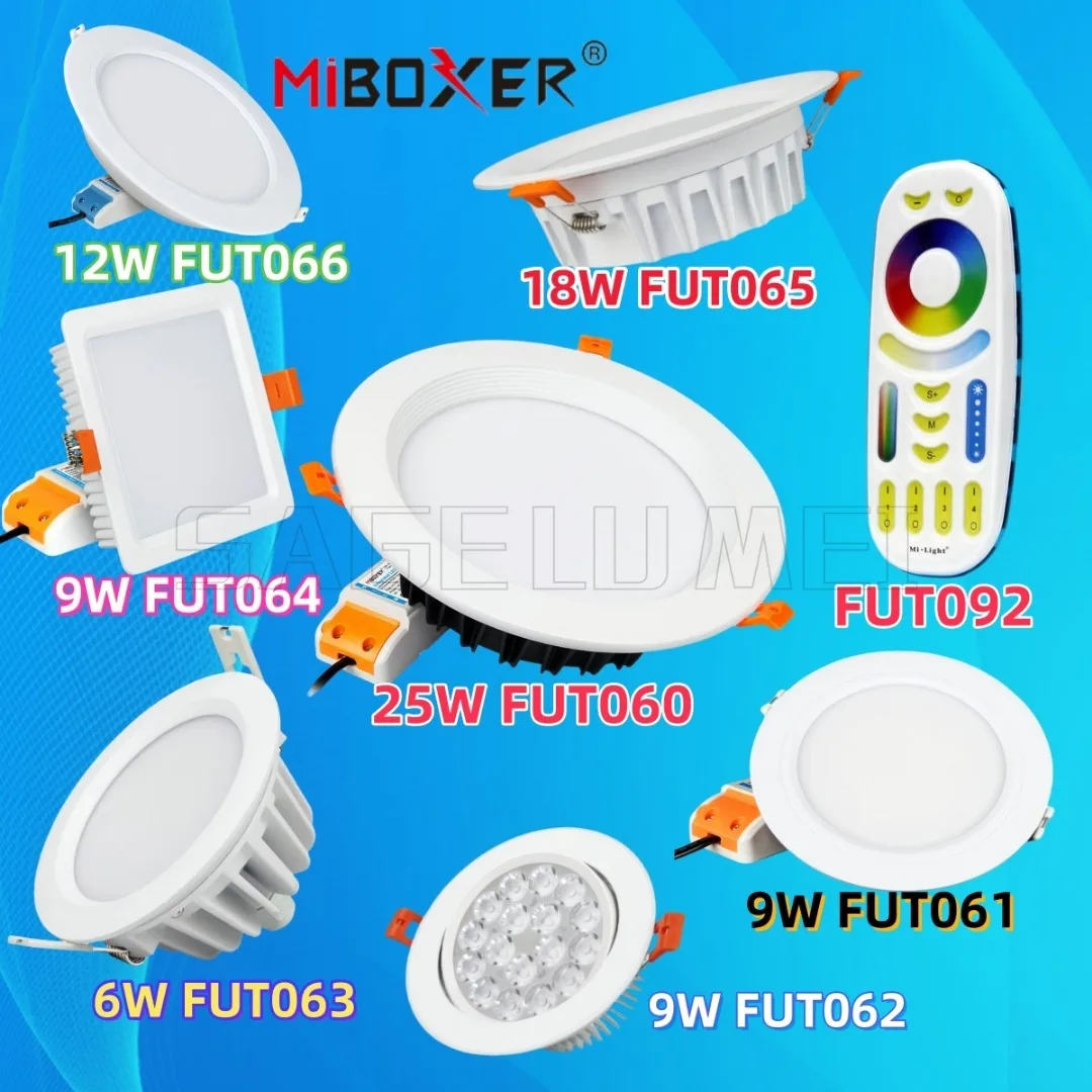 

NEW MiBoxer RGB+CCT LED Downlight Dimmable FUT060 FUT061 FUT062 FUT063 FUT064 FUT065 FUT066 FUT068 FUT069 6W 9W 12W 15W 18W 25W