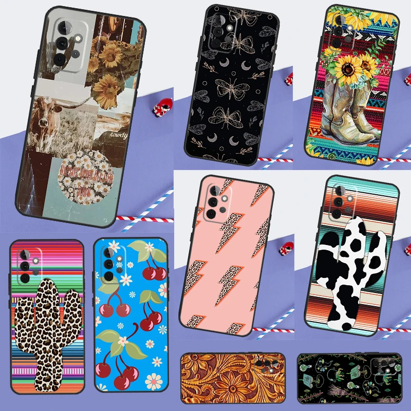 girly Forest Witch Cowgirl Rodeo For Samsung Galaxy A55 A35 A15 A22 A32 A52 A54 A34 A14 A53 A33 A56 A36 A26 A16 A05 A06 Case