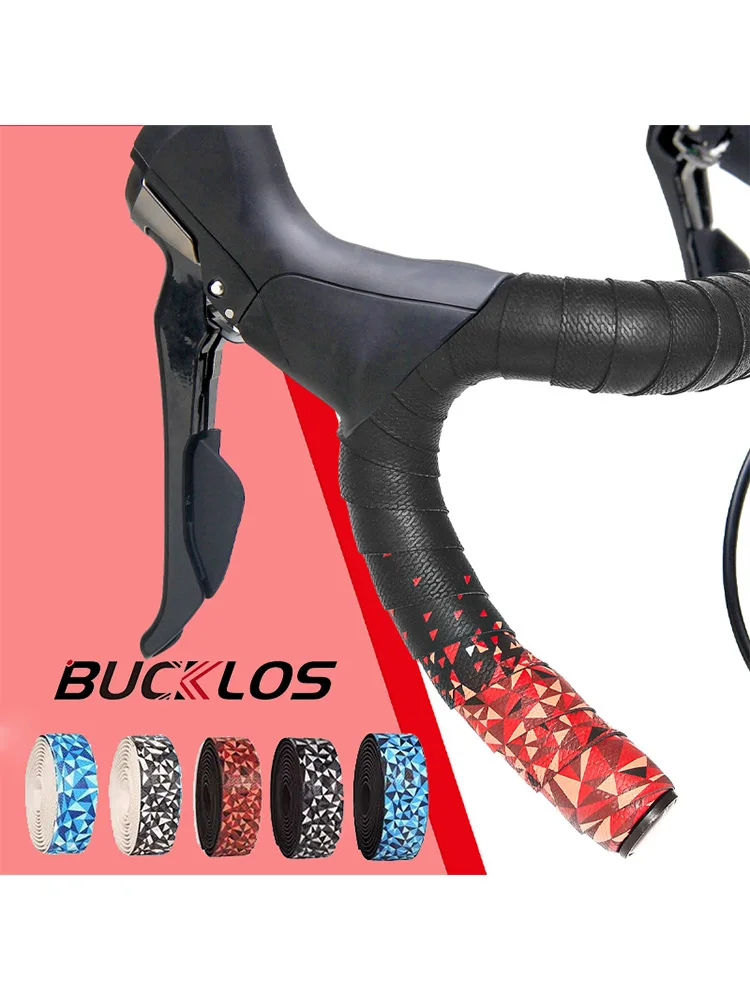 AliExpress BUCKLOS Bicycle Handlebar Tape PU EVA Bent Gradient Cycling Road Bike Tapes Racing Comefortable Non-Slip Mountain Bike Bar Tape