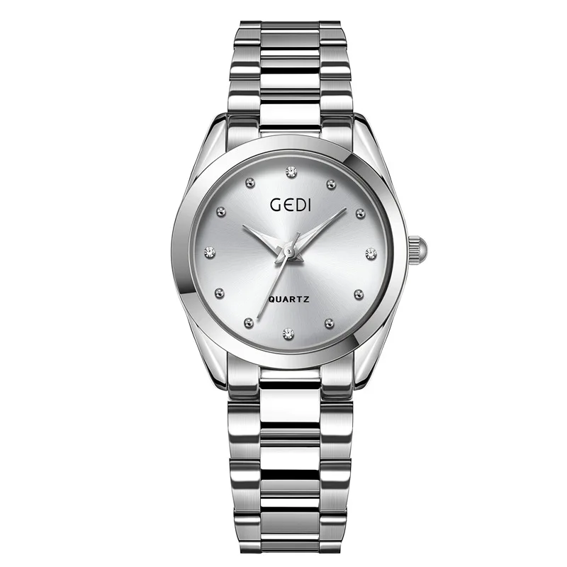 

Женские часы со стальным ремнем, изысканные водонепроницаемые часы, легкие нишевые роскошные водонепроницаемые студенческие кварцевые часы