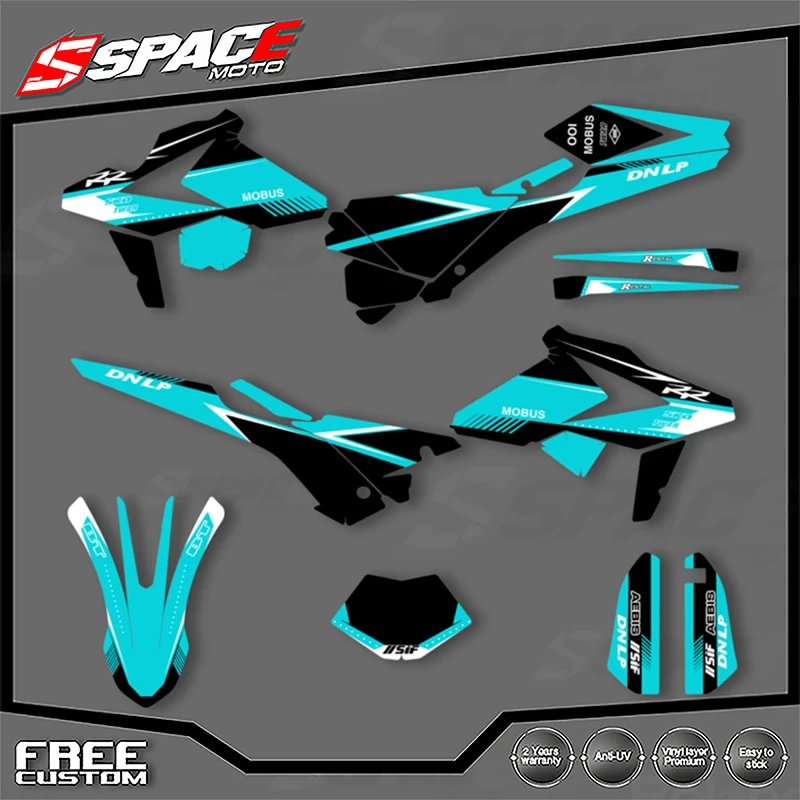 

SPACE Custom Motorcycle Graphics Background Decal for Beta 250 300 RR 2018 2019 18-19 Enduro Stickers Kits 10