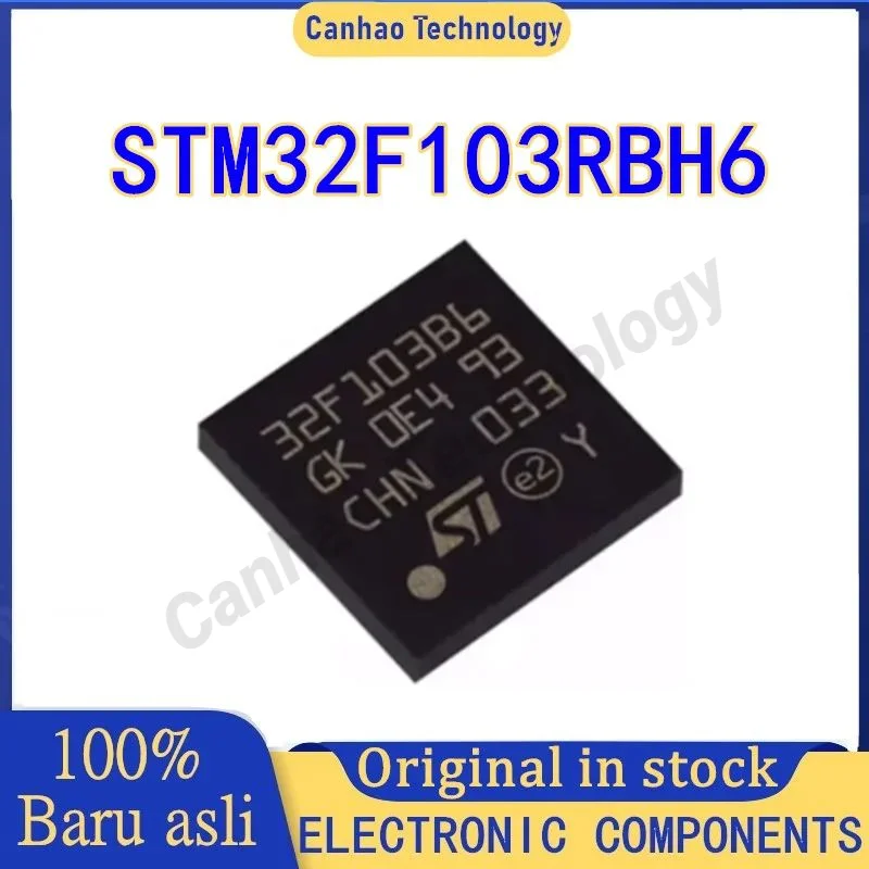 

STM32F103RBH6 трафаретная печать 32F103B6 BGA-64 32-битный Встроенный микроконтроллер чип