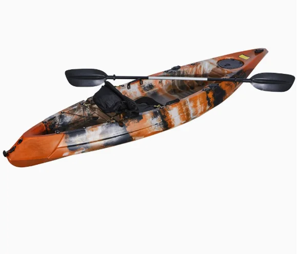 Rotary plastic kayak plastic kayak 1+1 parent-child boat double plastic boat double platform boat family boat