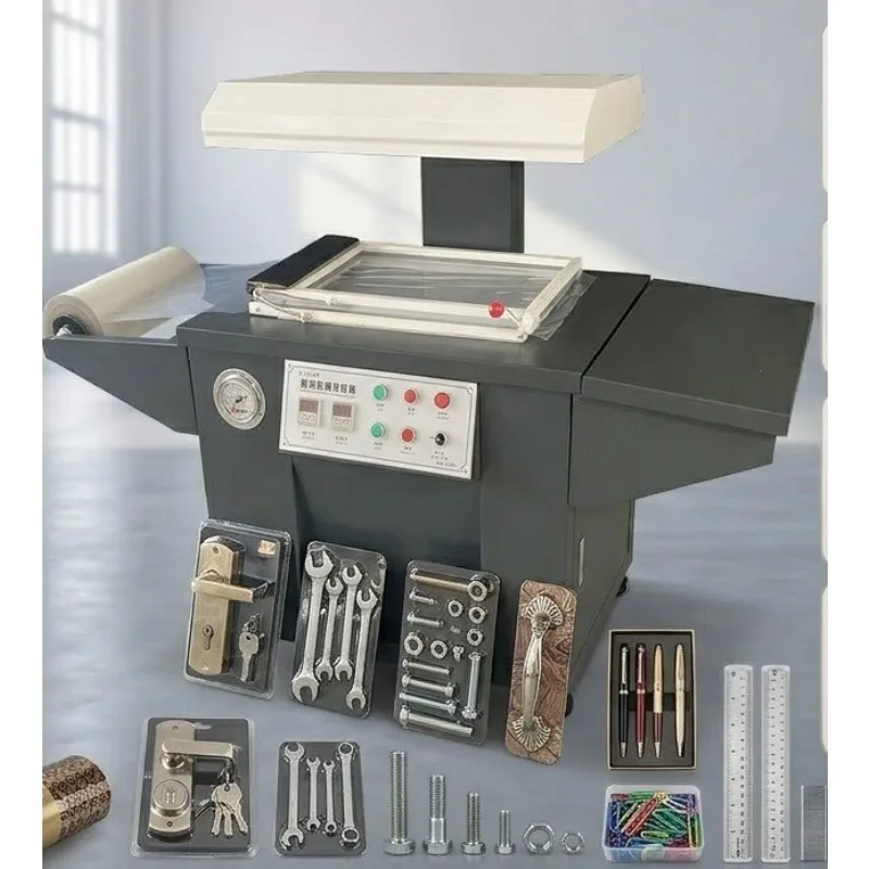 

Pneumatic stationery screw body fitting machine, vacuum moisture-proof sealing body film packaging machine SP-2008 body film bag