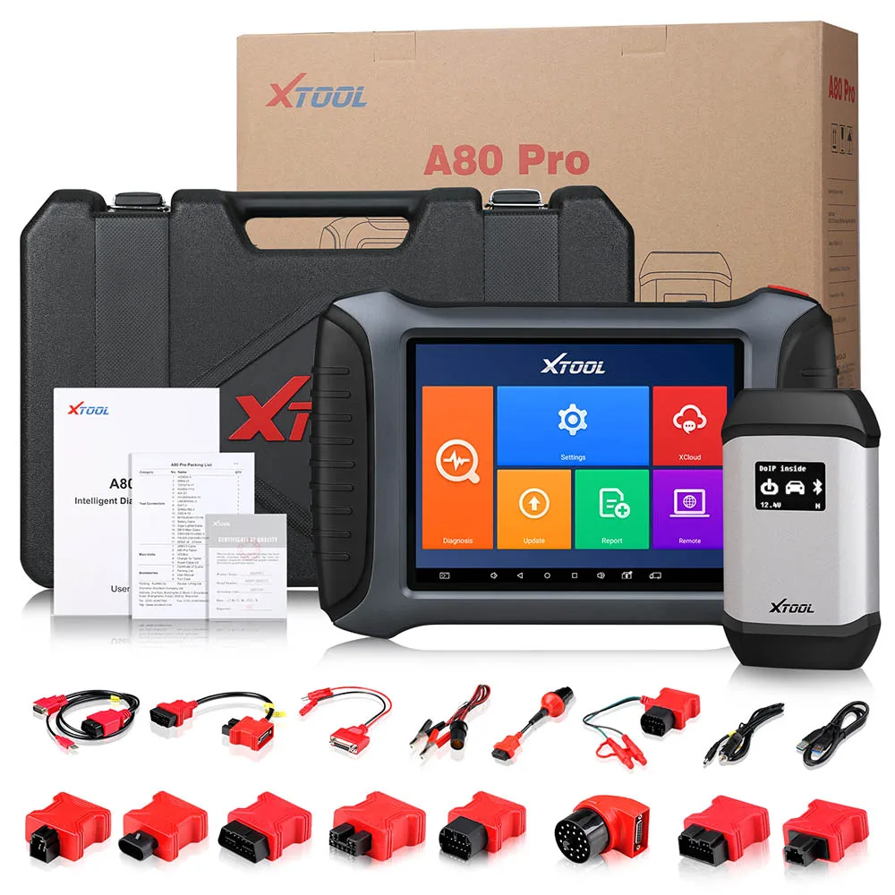 A80 Pro H6 Pro with KC501 KS01 Full System Diagnosis Tool Support Be-nz and BM-W Online Programming