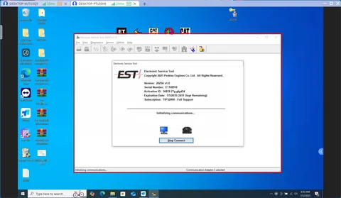 Full Function 2026A for Perkins EST Electronic Service Tool Diagnostic Software 2026A + One Pc Activation