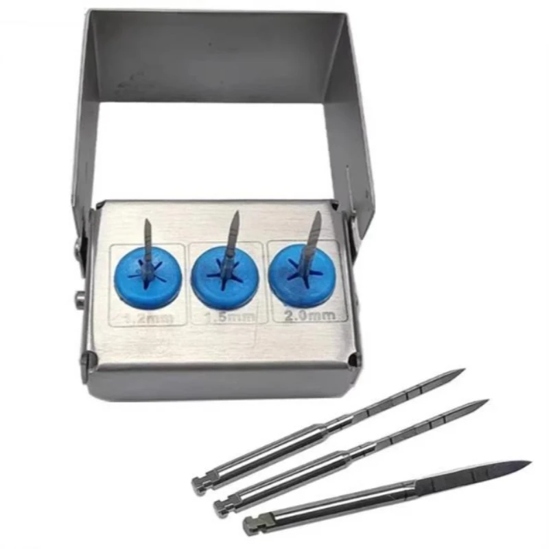 3Pcs Dental Cross Cutter Implant Drill Bone Cut Debri Blade Dental Implant Burs dental Tool Universal System