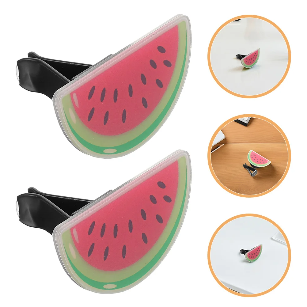 

4 шт. автомобильных освежителей воздуха в форме арбуза, милые декоративные ароматизаторы для вентиляционных отверстий, аксессуары для освежения воздуха в машине