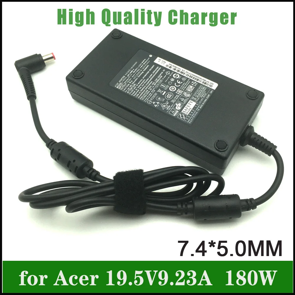 Cargador/adaptador de CA de fuente de alimentación Original de 180W para Acer Predator 15 G9-591-74ZV G9-591 portátil 19,5 V 9.23A
