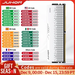 JUHOR Memoria Ram DDR5 RAM 16GB 32GB 5600MHz 6000MHz 6400MHz 6800MHz 7200MHz  DIY Computer Gaming Desktop Memory