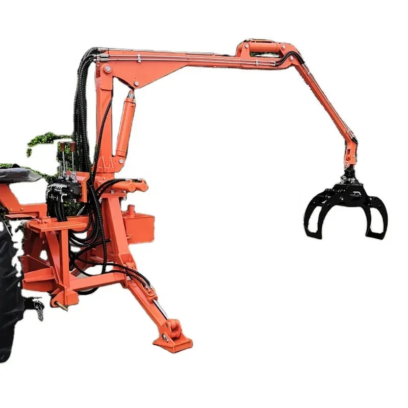 China Top Quality Mini Wood  Log Crane Grapple  for ATV/tractor in Germany/Canada/USA/Brazil