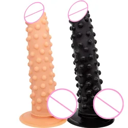 Sexy Prickly Gode Dildo Sex Toy Faux Penis Soft Dildo With Bump Thorn Suction Cup Anal Sex Women Couples Masturbators 2#