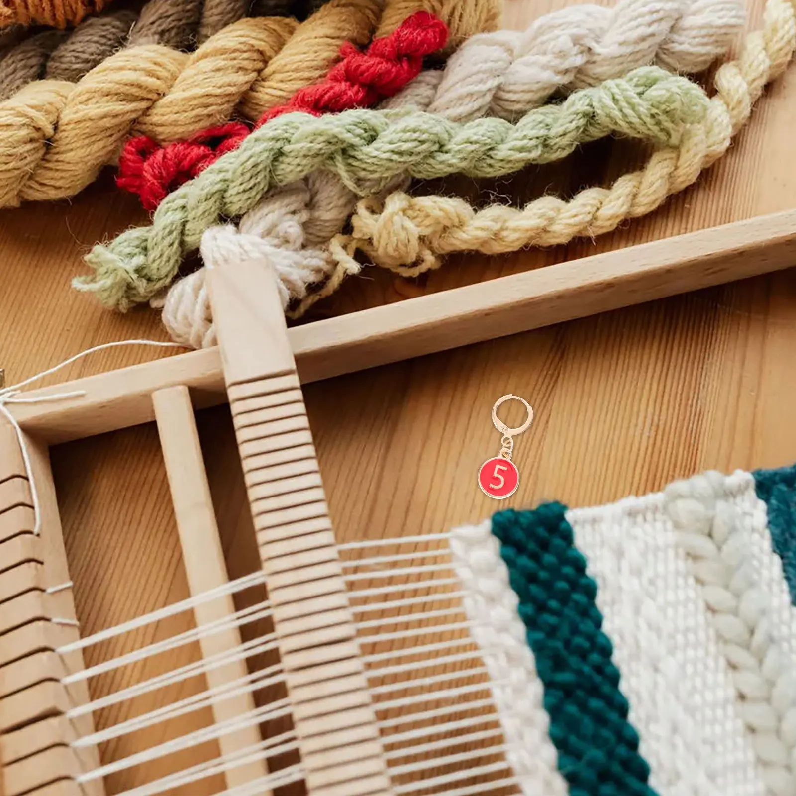 

1 Set Of Alloy Knitting Row Counter Numbered Stitch Markers Small Round Crochet Counters For Knitting Crocheting Handmade Crafts