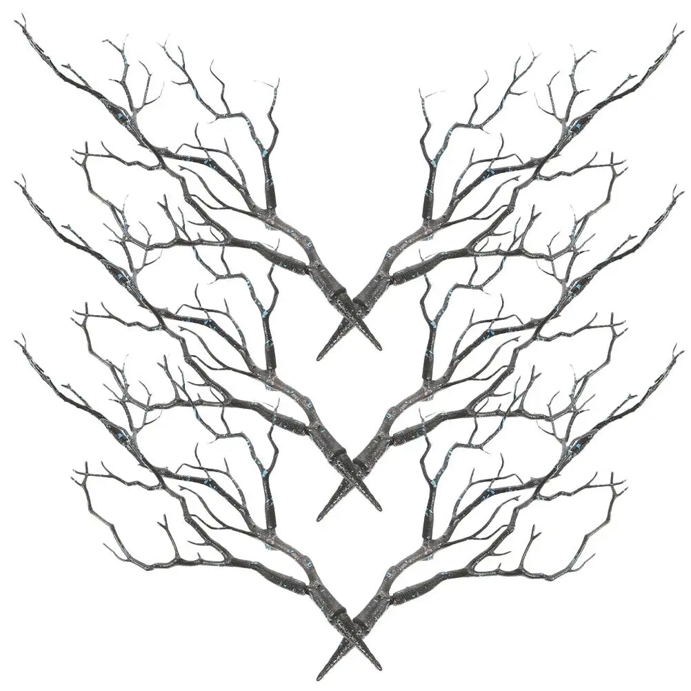 

6 Pcs Artificial Coral Twigs for Home Wedding Decor Plastic Faux Branches DIY Accessories Artificial Tree Branches