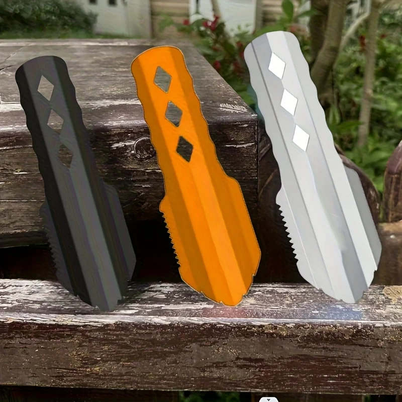 1 Portable Stainless Steel Multi-Purpose Tool Shovel - Compact, Ultra-Light, Durable, Ideal for Outdoor Travel, Camping, and Fis