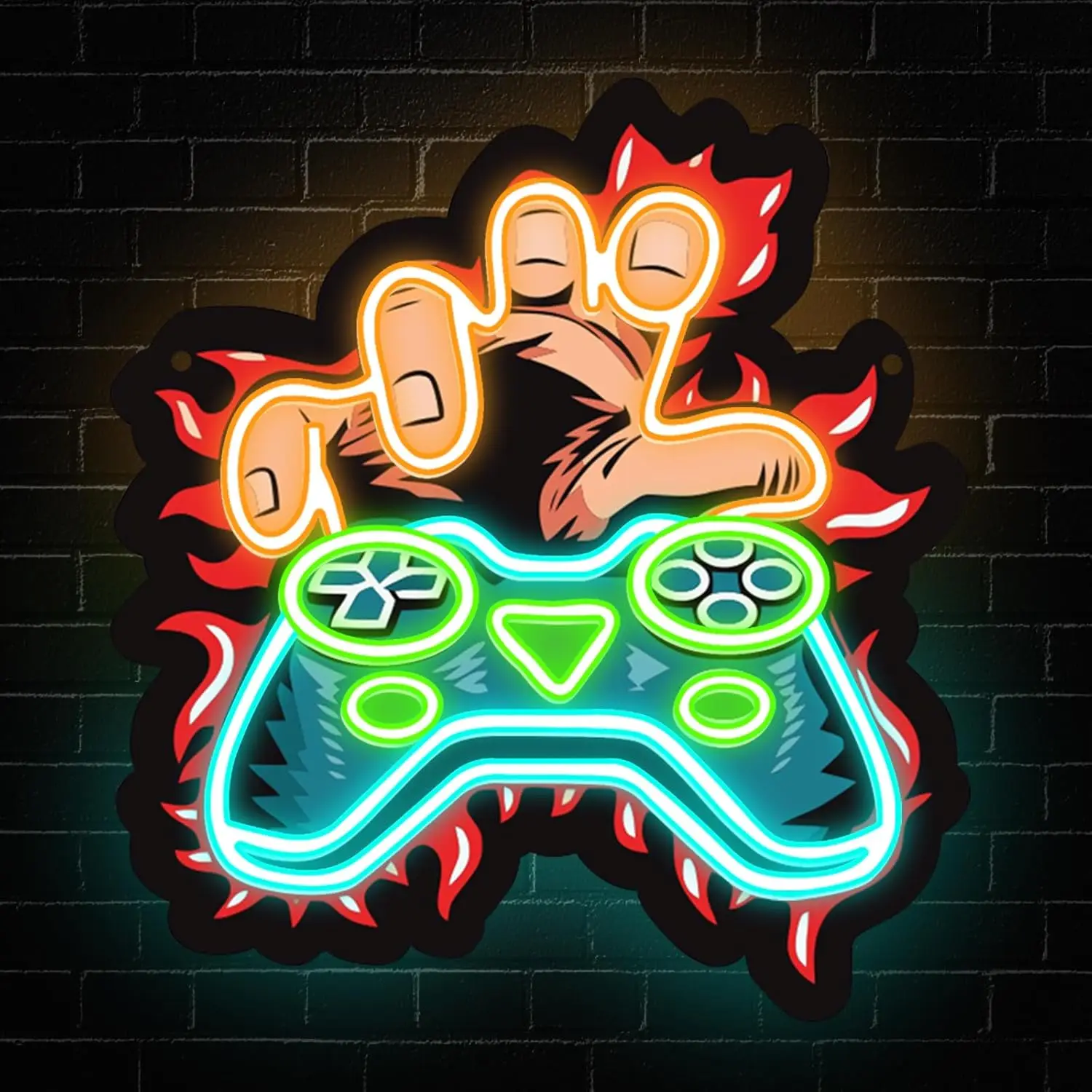 

Gamer Neon Sign USB Powered Led Neon Light for Bar Gaming Room Party Bedroom Aesthetic Decoration Gift Art Wall Light