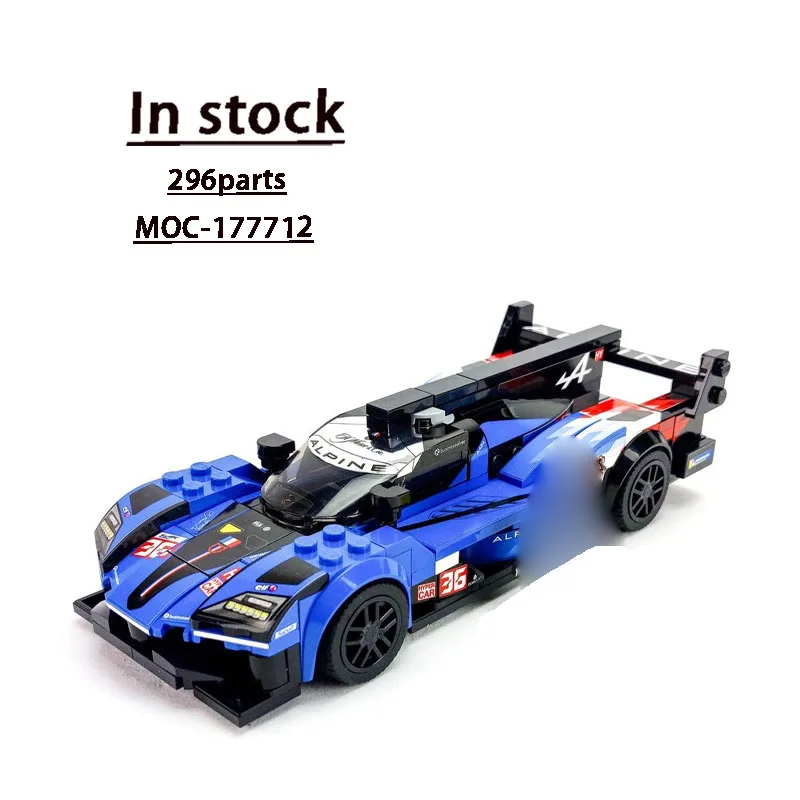 

MOC-177712New ClassicA424Iconic Sports Car Racing Building Block Model296Pieces,Boys' and Children's Birthday Building Block Toy