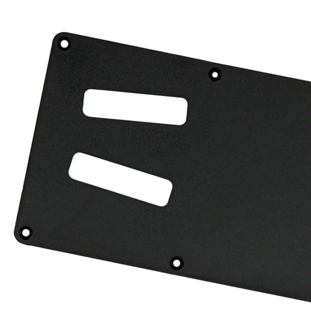Electric Guitar Trem Cavity Cover Plastic Back Plate Black Protector Replacement Parts for Music Instrument Maintenance