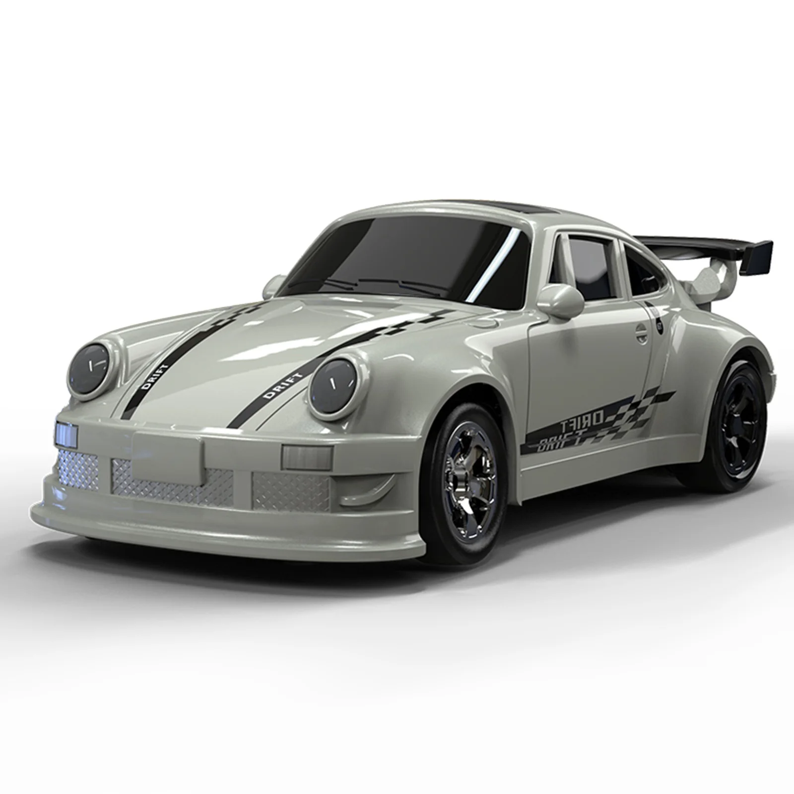 Carro de deriva RC 4WD em escala 1:64 - Mini carro de corrida com controle remoto, veículo de deriva de mesa recarregável para adultos (presente de Natal)