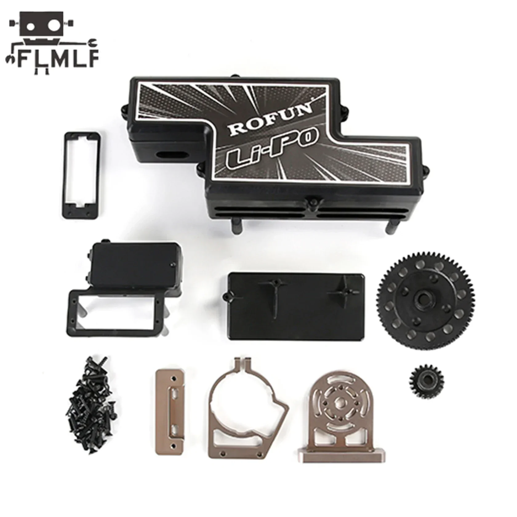 Rc Car Oil To Electricity Conversion Set with Motor Mount for 1/5 Losi 5ive-t Rofun Rovan KM X2 LT SLT V5 X-LT FID DTT QL Prats