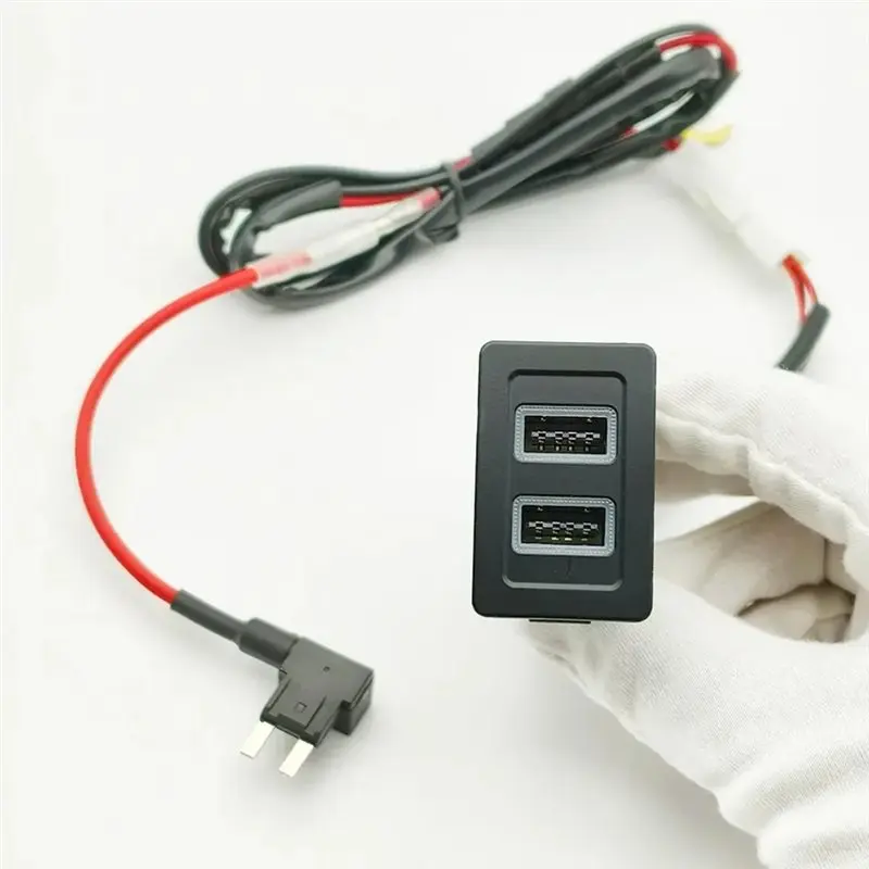 A82M-USB Fast Charging Car Adapter Socket 12V Dual Interface For SX4 Swift Vitara New Alto Accessories - view 2