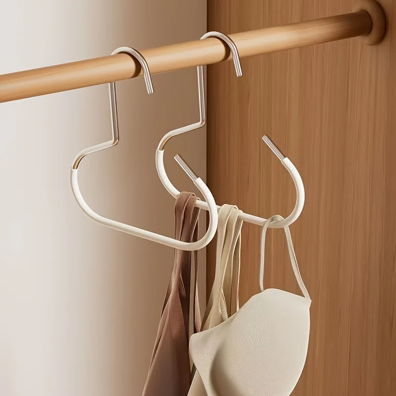 Metallhaken zum Aufhängen von Hüten, Kleiderstangen-Organizer, rutschfester Hut- und Schalhalter, ideal zum Aufhängen von Hüten, Schals, Unterwäsche und Taschen, Aufbewahrungsregal für den Kleiderschrank. – Detail 8