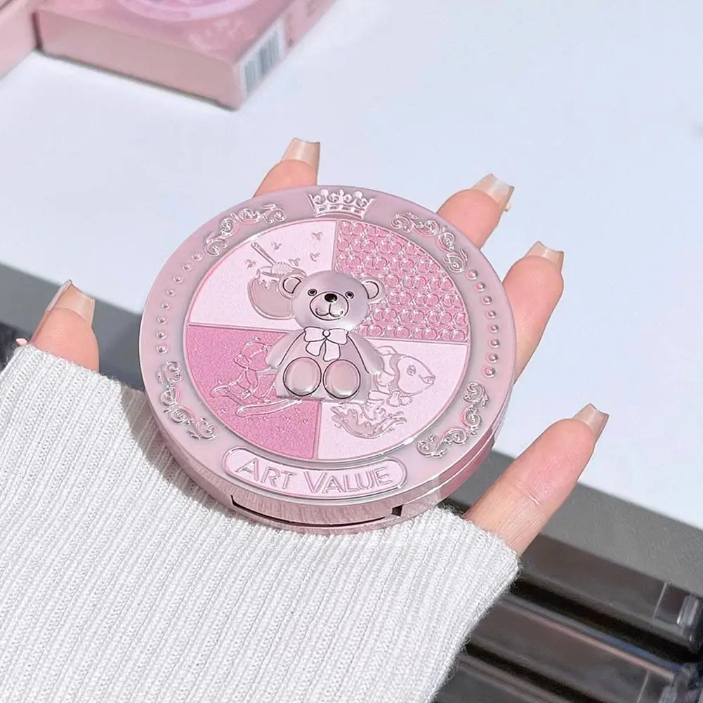 لون الخد الطبيعي روج الوردي كريم أحمر الخدود ماكياج الوجه أحمر الخدود تمييز كونتور سطع ماكياج #6